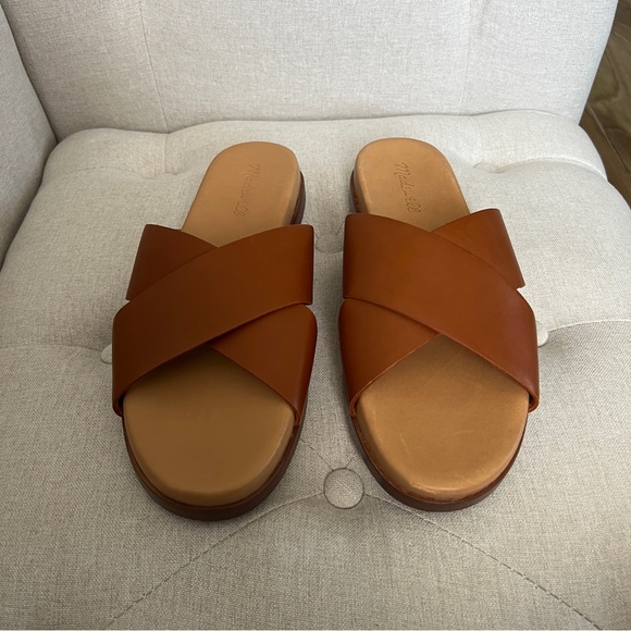 Madewell NEW The Louisa Crisscross Slide SIZE 9.5 - Picture 10 of 10